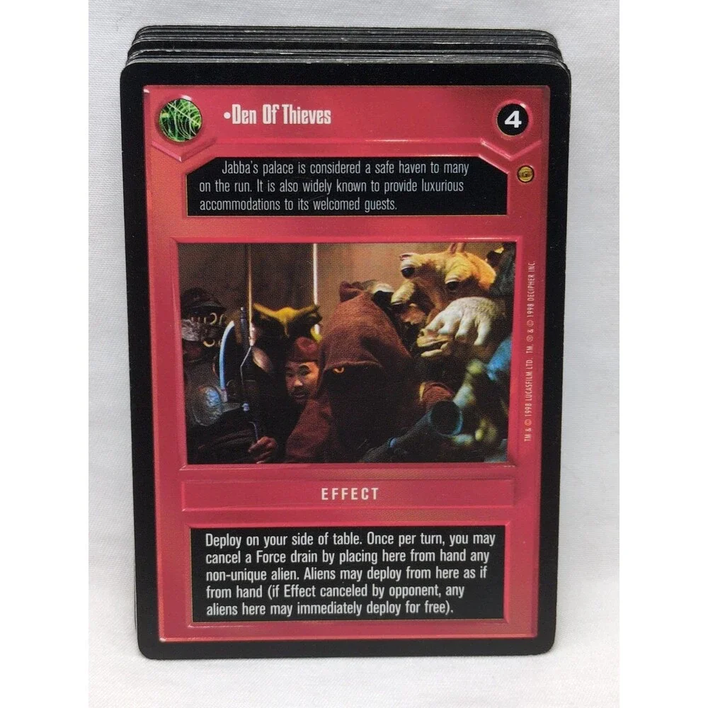 (34) Star Wars CCG Jabba's Palace Card Lot